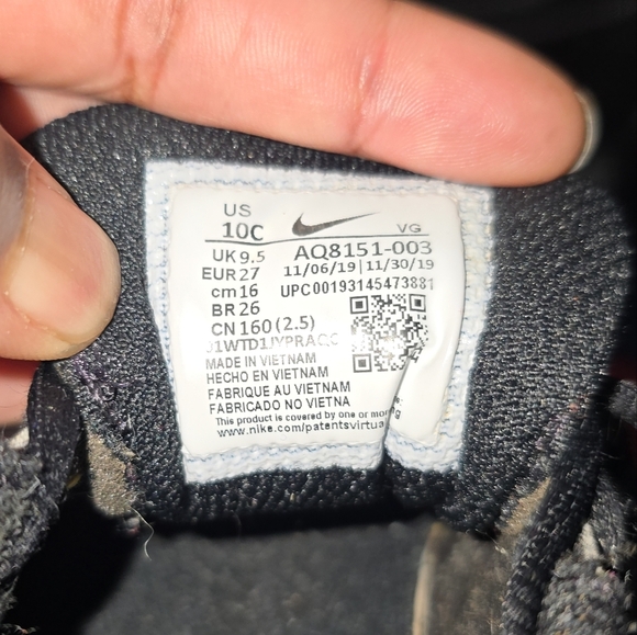 Nike AQ8151 003 Vapor Ultrafly 2 Keystone BG Youth Football Cleats Black US 10C - Picture 14 of 14